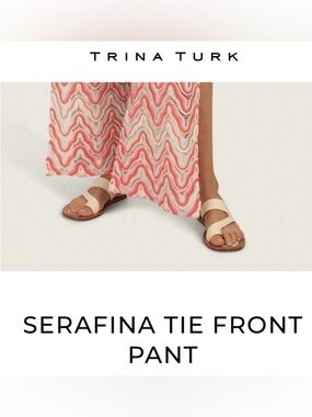 Trina Turk Serafina Crochet coverup Pants